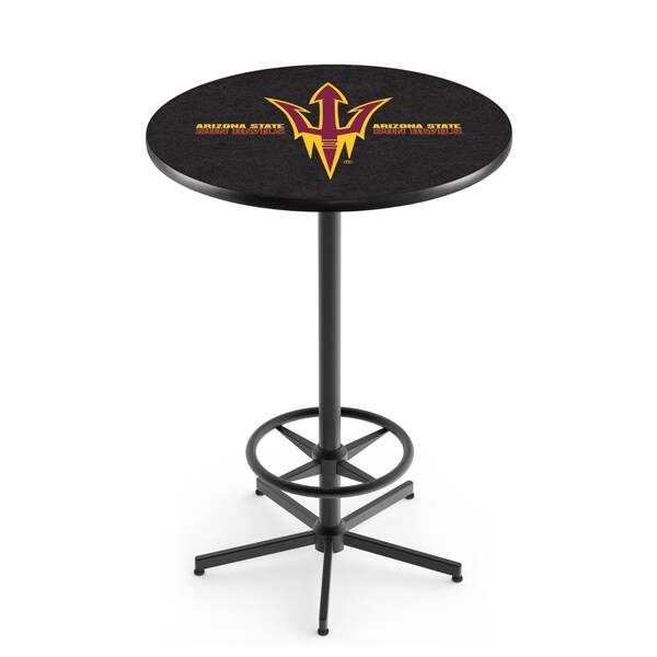 42" Black Arizona State Pub Table, Pitchfork